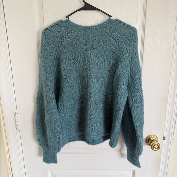 Sèzane Alma Cardigan in Peacock Blue - Picture 5 of 8